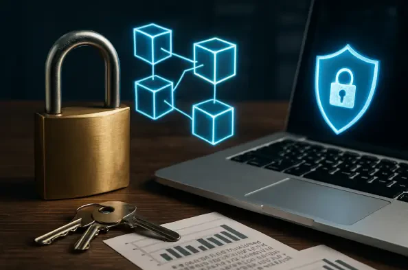 How Does Hybrid Encryption Secure Blockchain Audit Data?